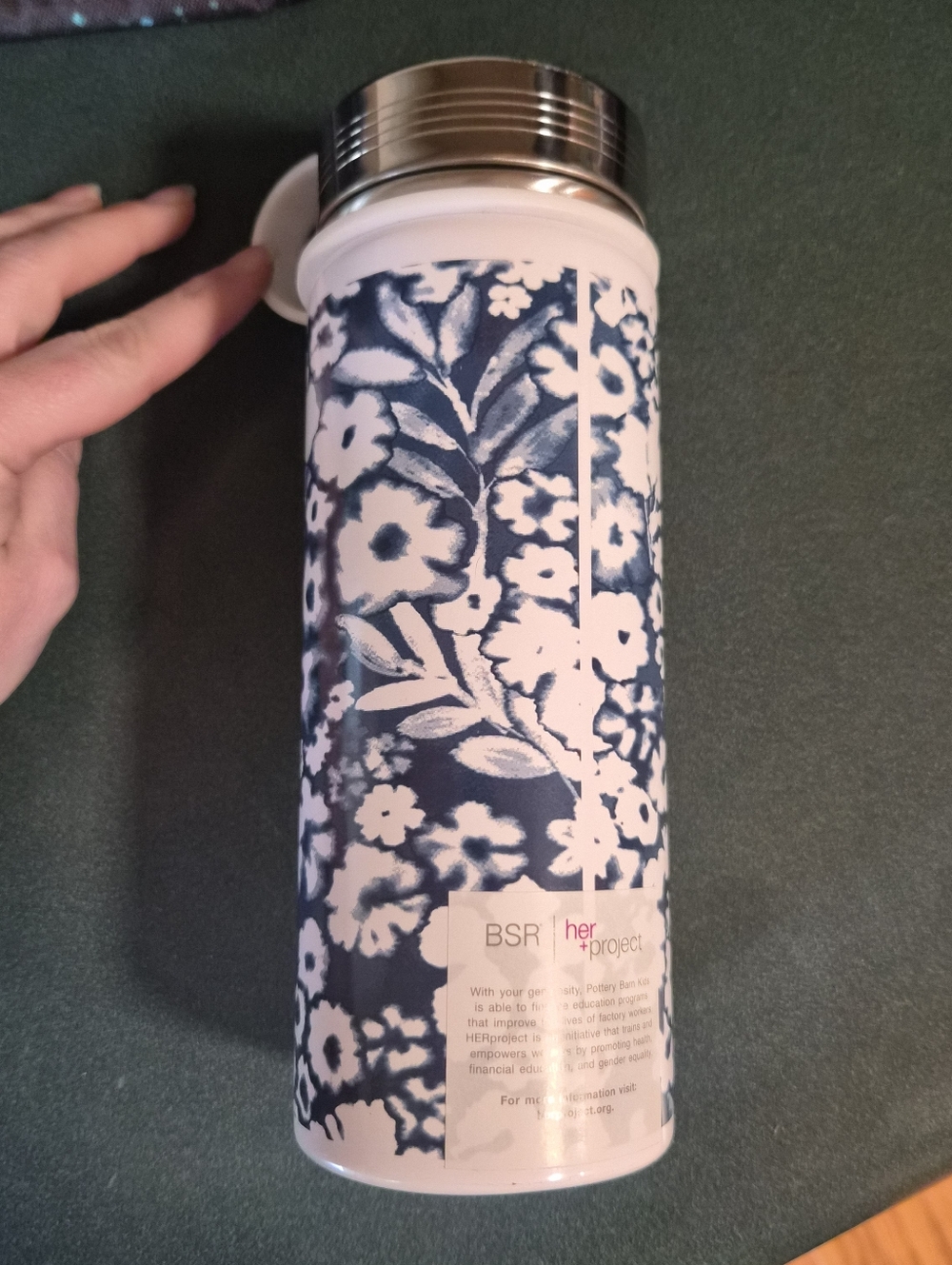 Pottery Barn water bottle